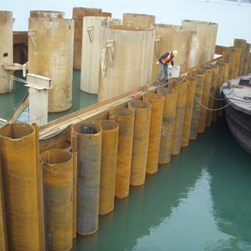 江门钢护筒现场安装